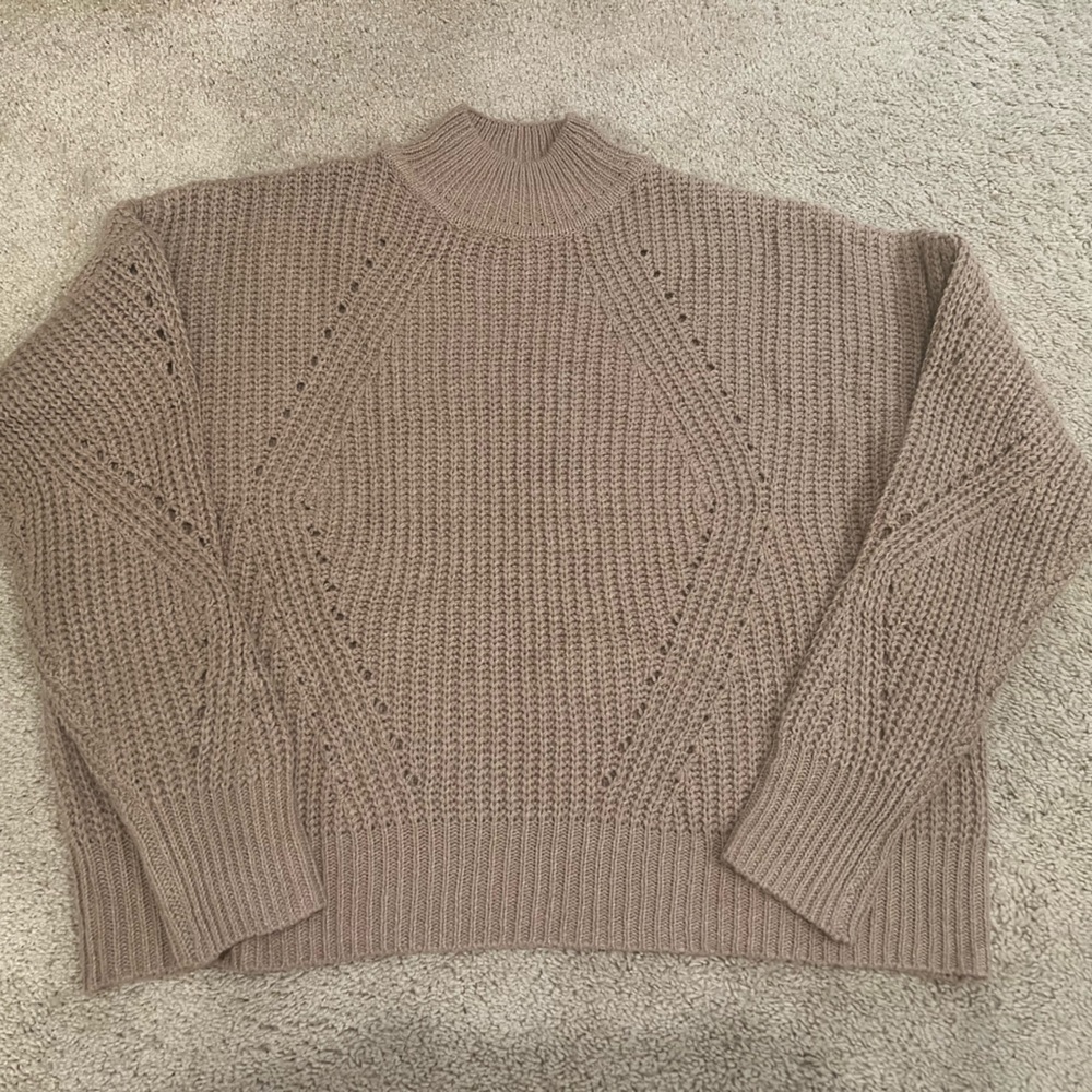 Talulah Carmela Chunky Knit Sweater- Mocha